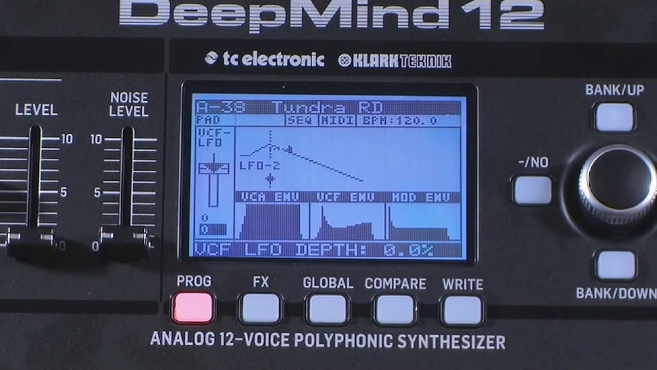 Behringer Deepmind 12 Factory presets Bank A 31-60