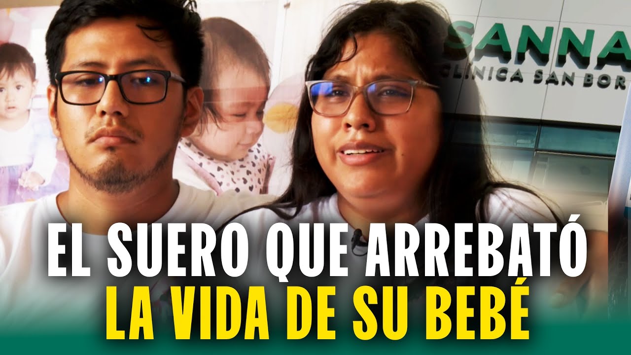El desgarrador testimonio de los padres del bebé que murió por el suero de Medifarma