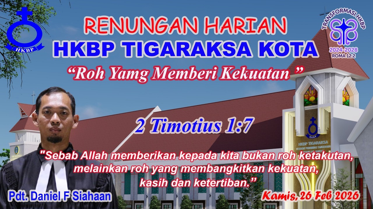 RENUNGAN HARIANc HKBP Tigaraksa, 26 Feb 2026