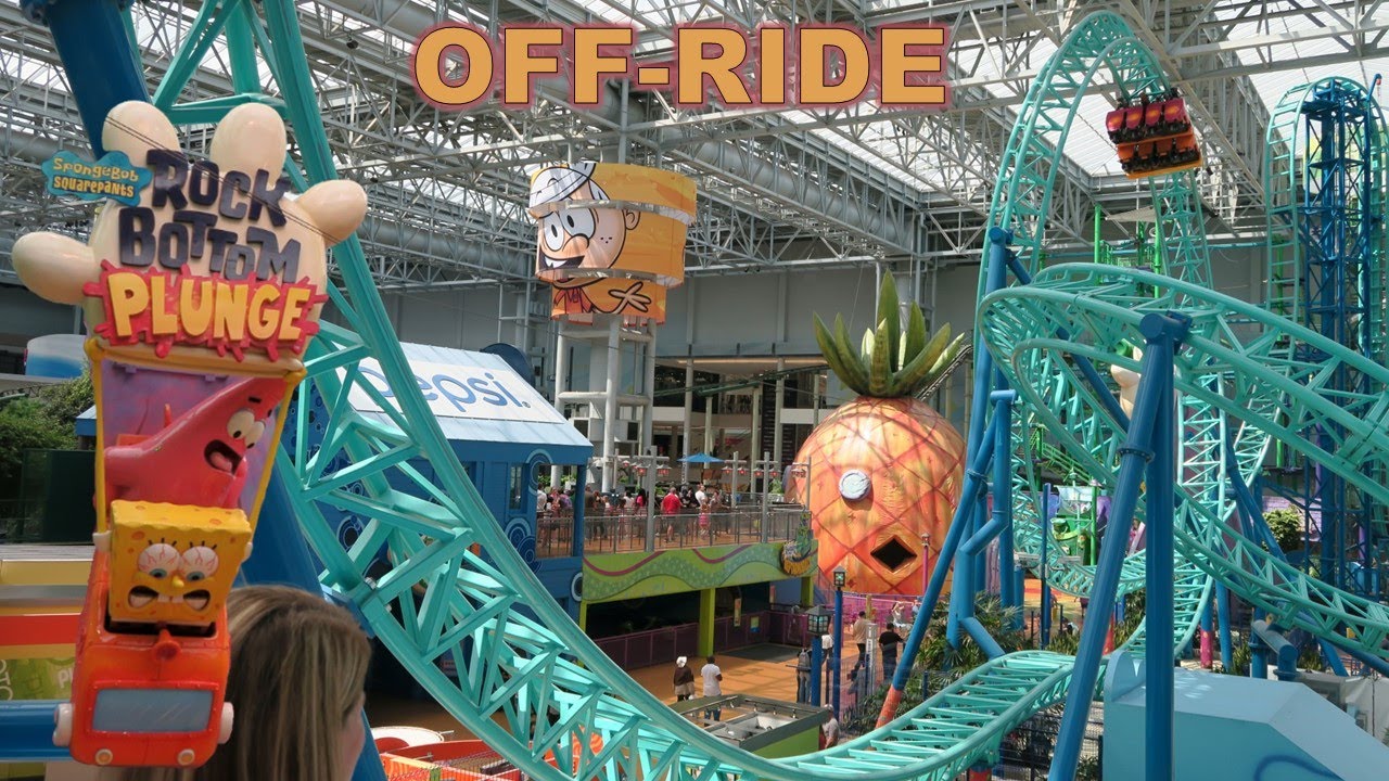 SpongeBob SquarePants Rock Bottom Plunge Off-Ride, Nickelodeon Universe Gerstlauer | Non-Copyright