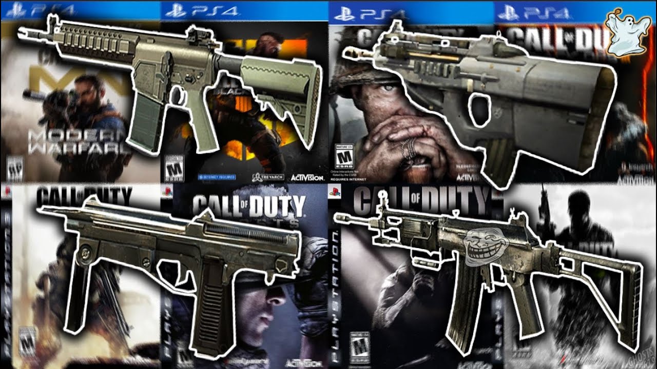 Using My LEAST FAVORITE Guns in EVERY Call of Duty / Ghosts619