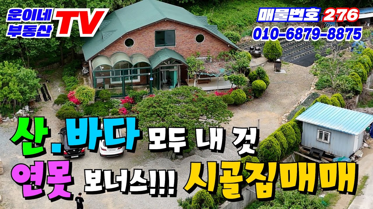 276 경주시 양남면 서동리 다있다~~~산.바다.하늘 모든것 다드림 개인 낚시터는 덤 시골집 매매