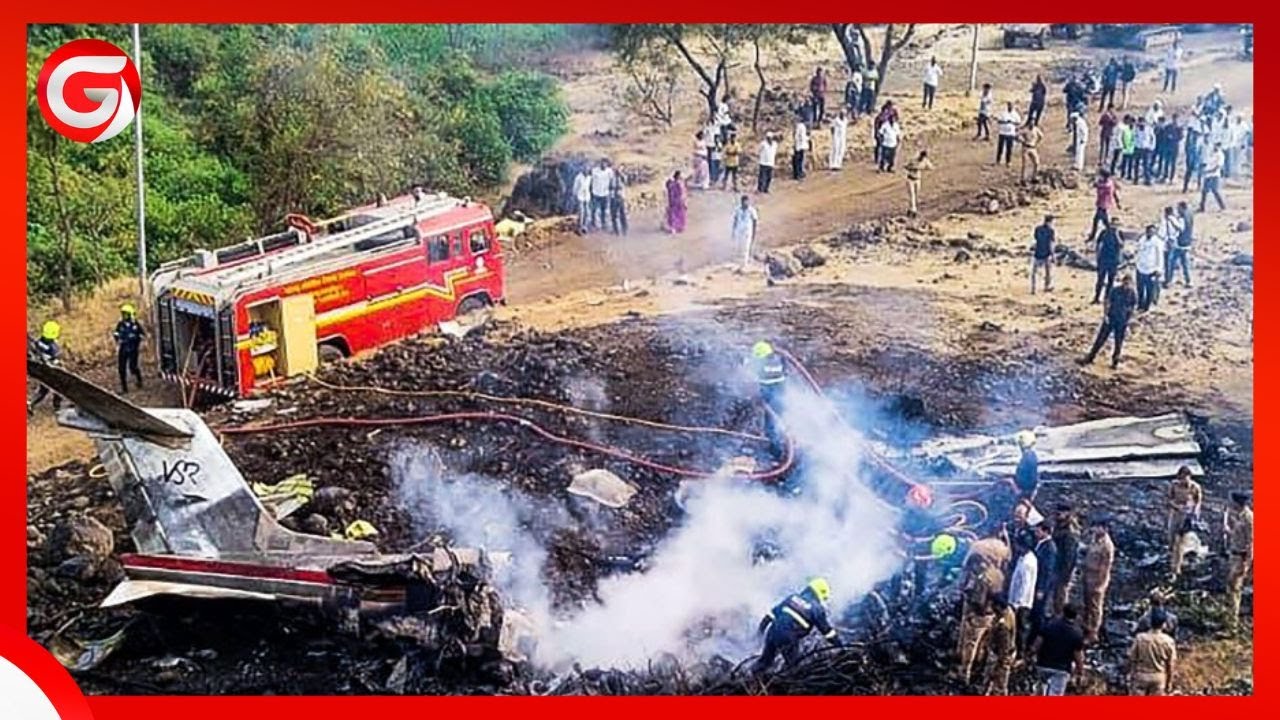 NDEGE YAANGUKA na KULIPUKA - ABIRIA WOTE WAPOTEZA MAISHA AKIWEMO NAIBU WAZIRI MKUU 📍INDIA