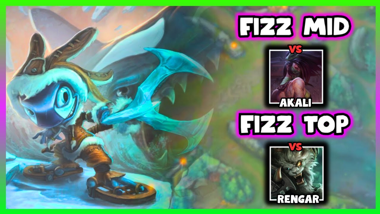 Who Is The Best Assassin Fizz, Akali, Or Rengar ? | Fizz Mid vs Akali, Fizz Top vs Rengar 15.24