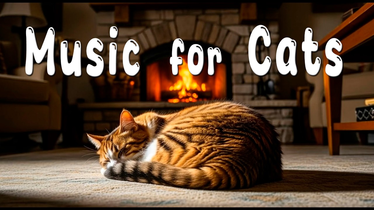Stress-Free Cats Music 🐈‍⬛ Healing Therapy Music for Cat Helps Sleeping, Relaxing