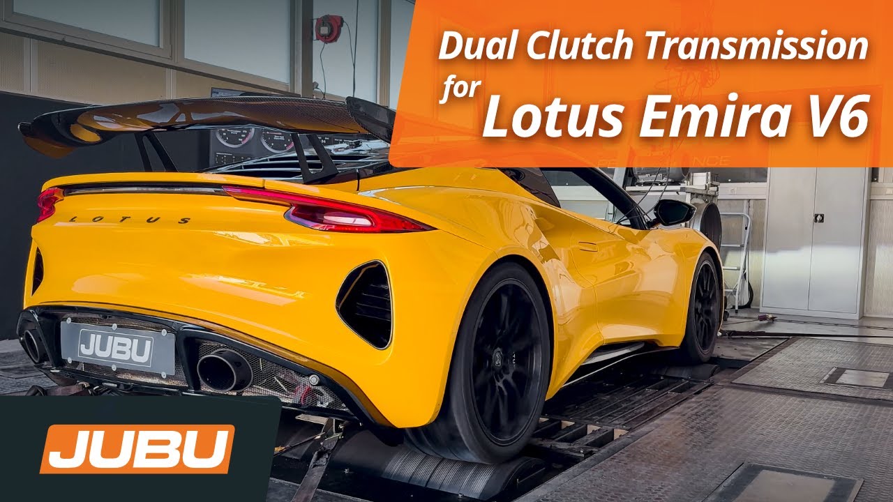 Lotus Emira V6 with JUBU Dual Clutch Transmission (DCT)