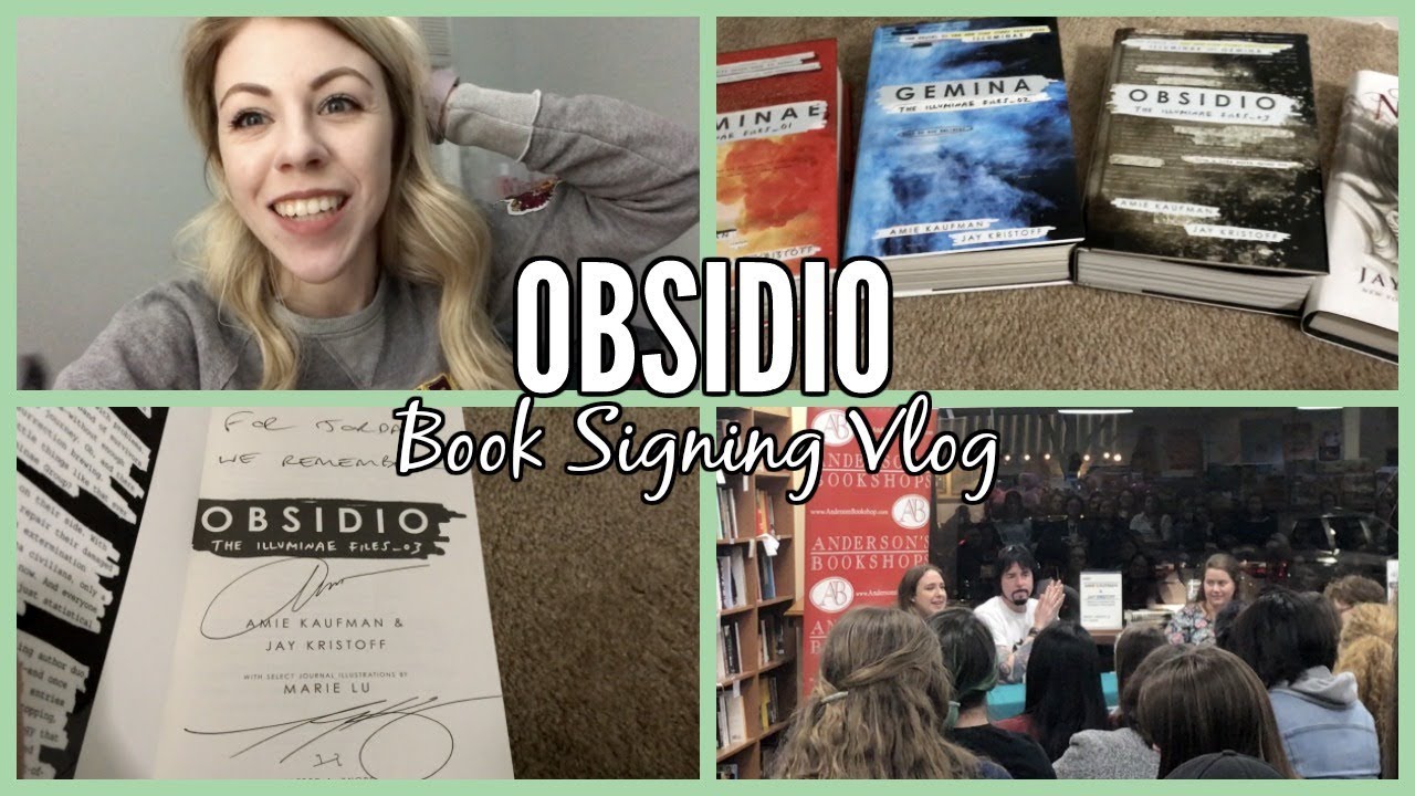 Obsidio by Amie Kaufman & Jay Kristoff | BOOK SIGNING VLOG