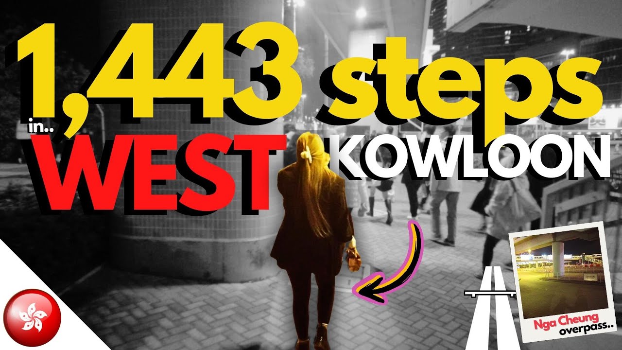 WALKING from Kowloon MTR Station to West Kowloon Cultural District 🇭🇰 | NGA CHEUNG ROAD