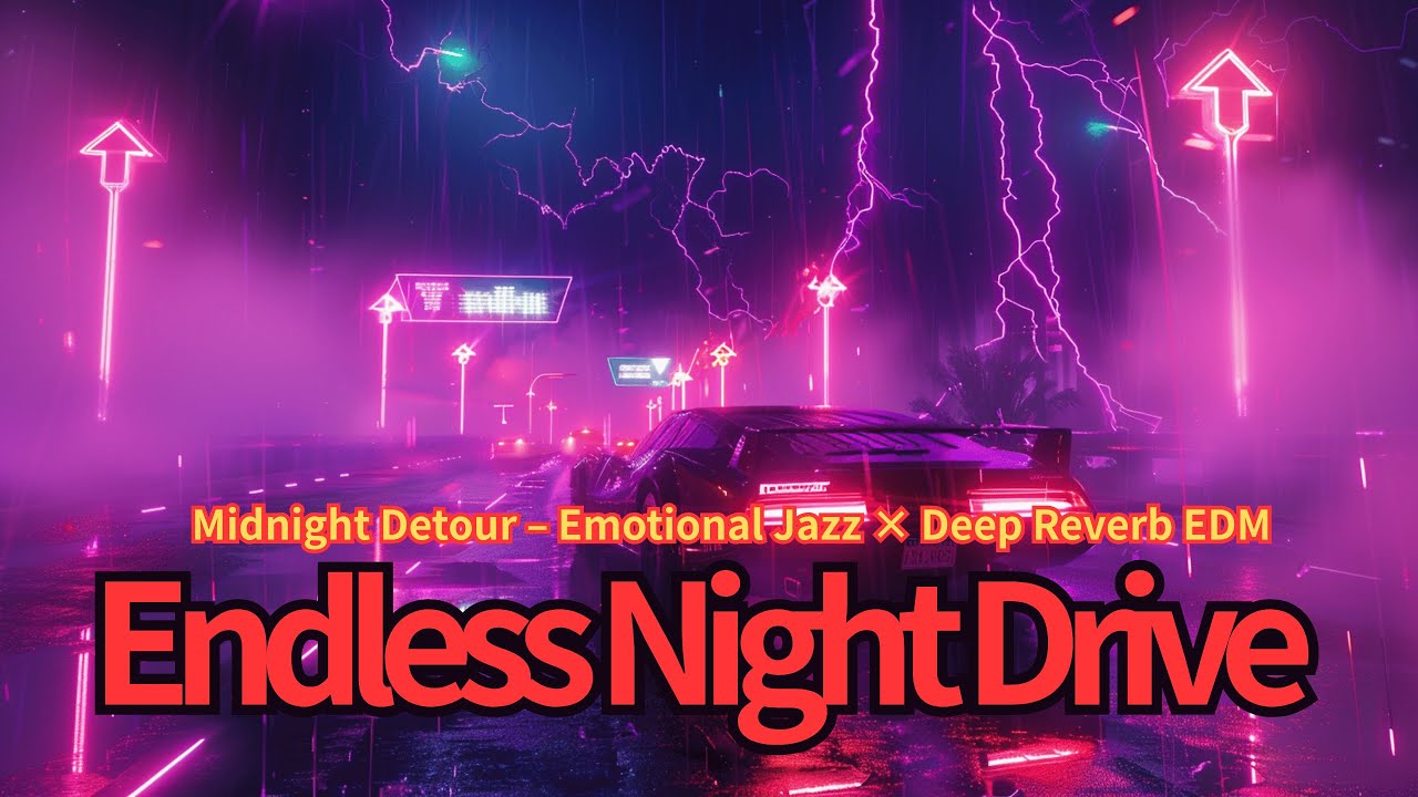 Endless Night Drive｜Midnight Detour &ndash; Emotional Jazz &times; Deep Reverb EDM