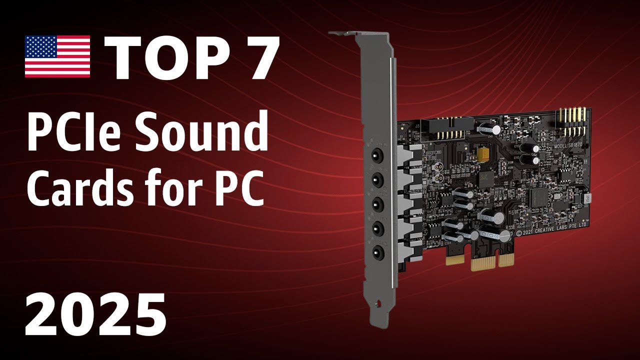 TOP &mdash; 7. Najlepsze karty dźwiękowe PCIe do komputer&oacute;w PC w 2025 roku