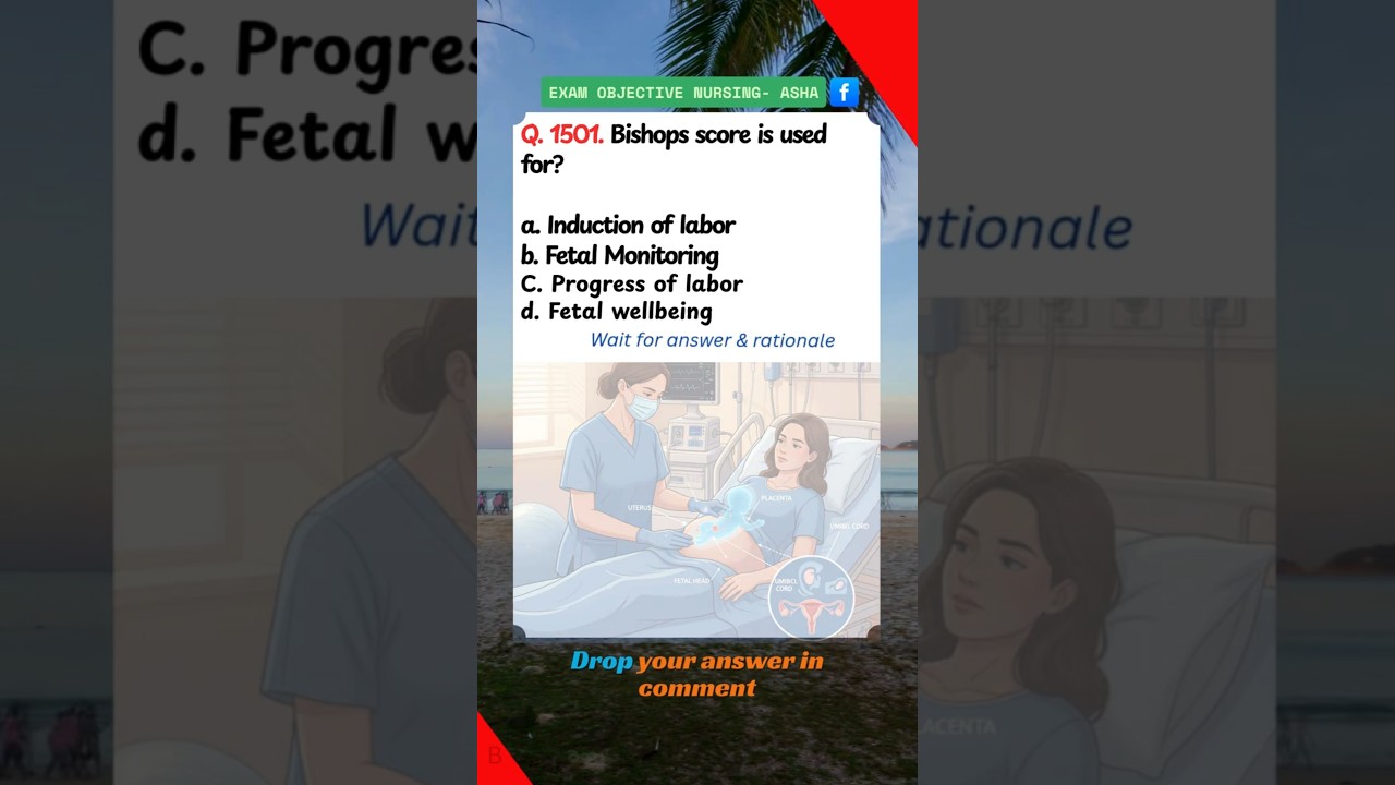 Nursing MCQ Question of the day. Follow for daily Nursing questions  for exam prep. #nursing