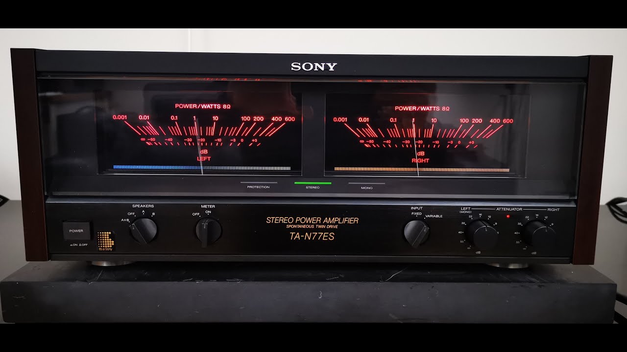 Sony TA-N77ES Stereo Power Amplifier (1987-1990)