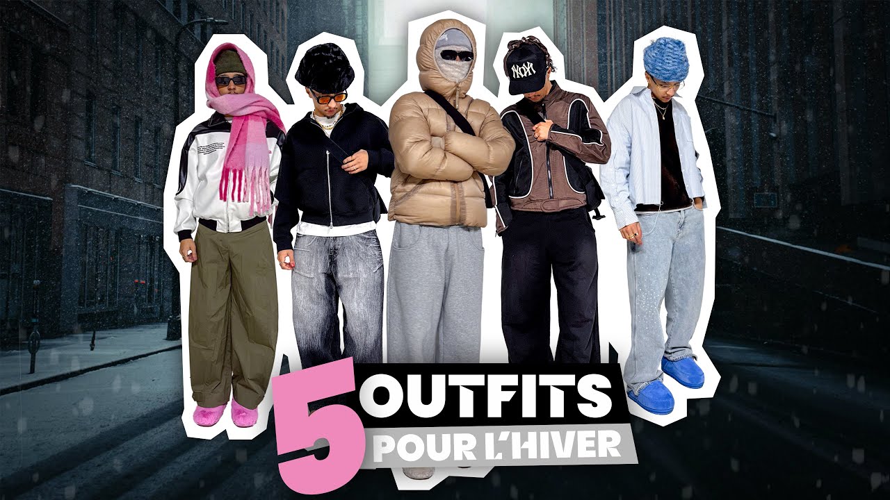 5 OUTFITS POUR L'HIVER !