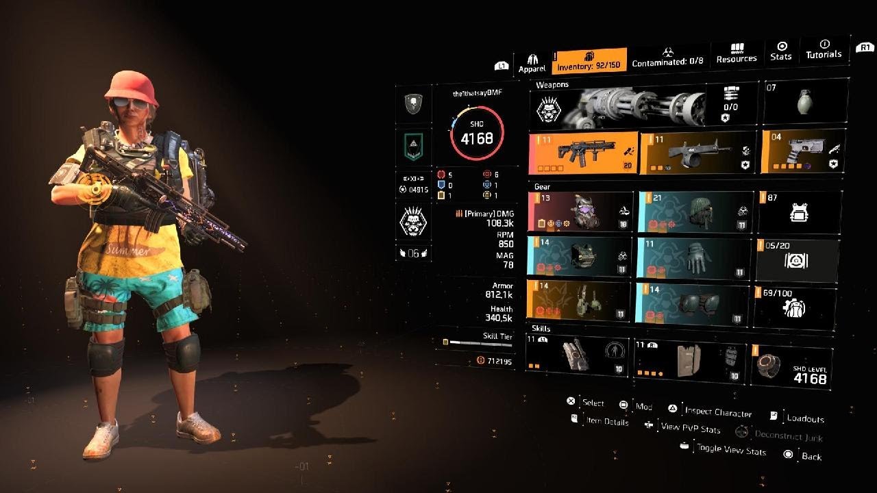 Tom Clancy's The Division 2 eclipse protocol debuff gun damage build