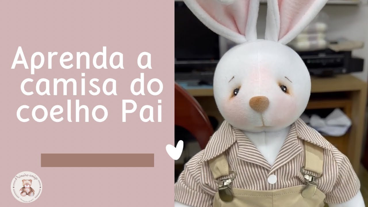 Aprenda a fazer esta camisa 👕 do coelho pai!