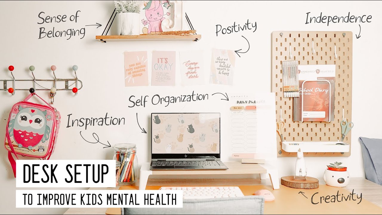 Kids Desk Setup - nurturing self-independence & creativity