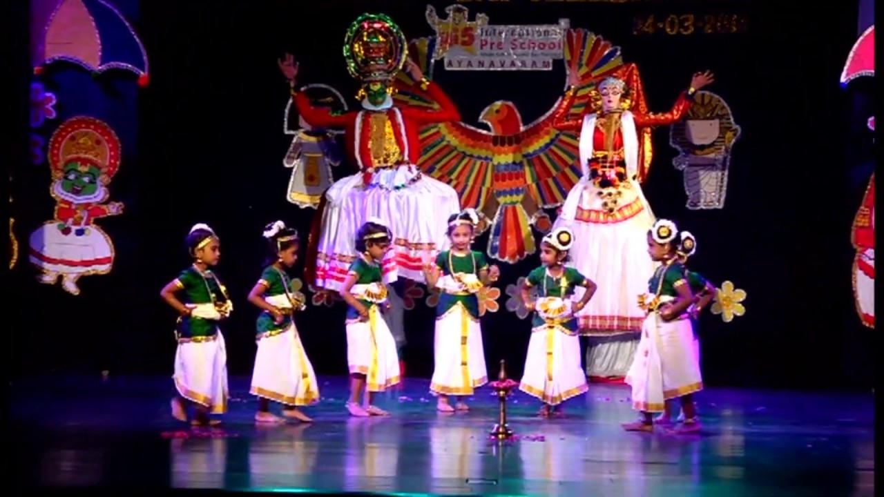 Kerala  Dance by KG Kids Play School Dance #AnnualDayPerformance  Hi5 PreSchool