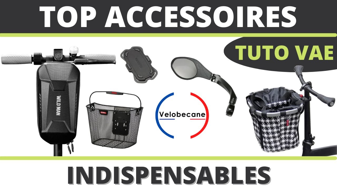 🚲 Tutoriel - COMMENT installer les meilleurs ACCESSOIRES ? (Rétroviseurs, sacoche etc) *VÉLOBECANE*