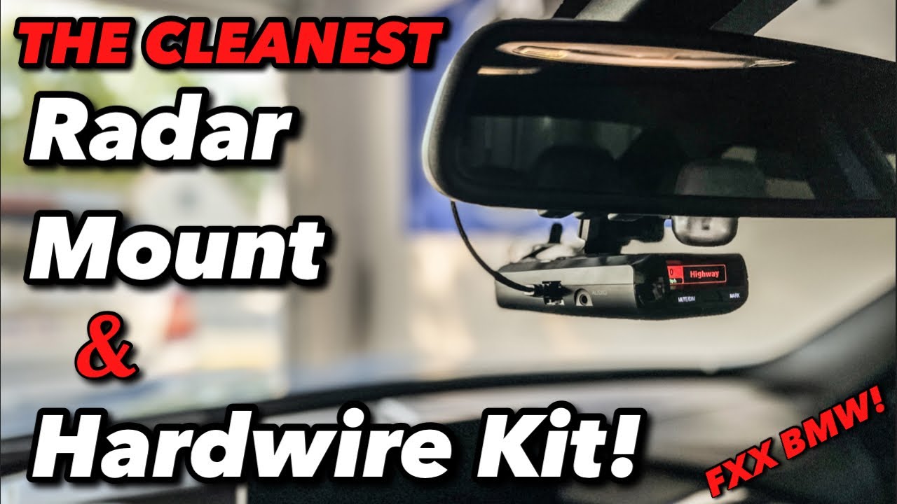 Uniden Radar BlendMount(10% OFF CODE) & HARDWIRE KIT install! | BMW M3 M4 F80 F82 F30