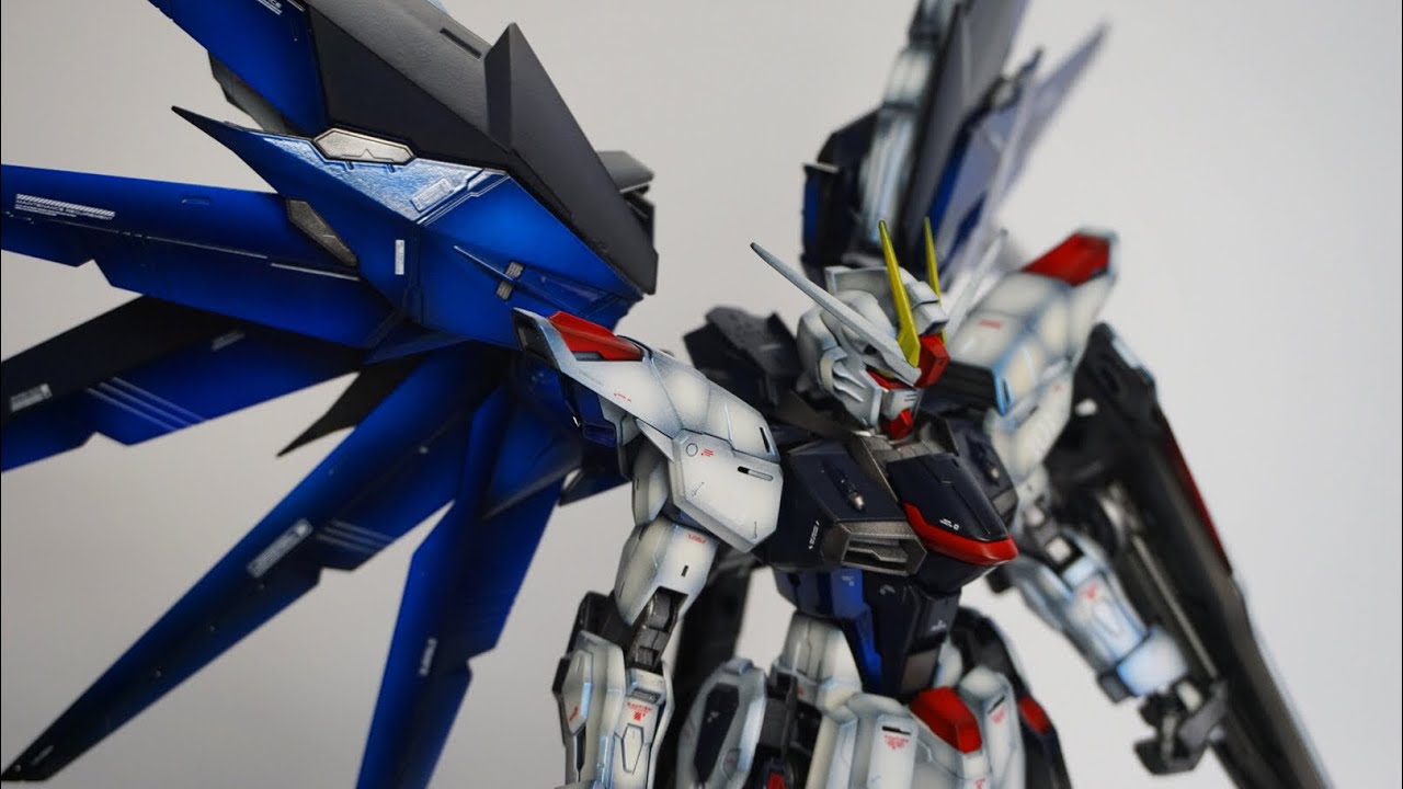 【ガンプラ全塗装】MGフリーダムガンダム　パール塗装&キャンディ塗装されたフリーダムが美しすぎる、、（ガンプラ/プラモデル/ガンダム/エアブラシ塗装）