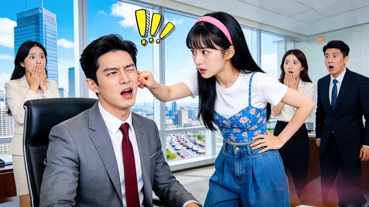 Everyone fears the ruthless CEO. The intern pulls his ear. He's not angry, but falls in love!💫💓❗