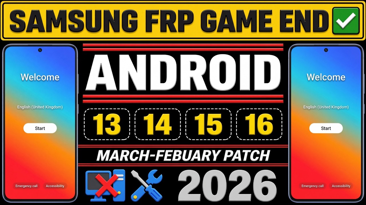 Samsung FRP Bypass 2026 🔓 Android 13-14-15-16 Latest Security Patch | 100% Working Trick | No PC