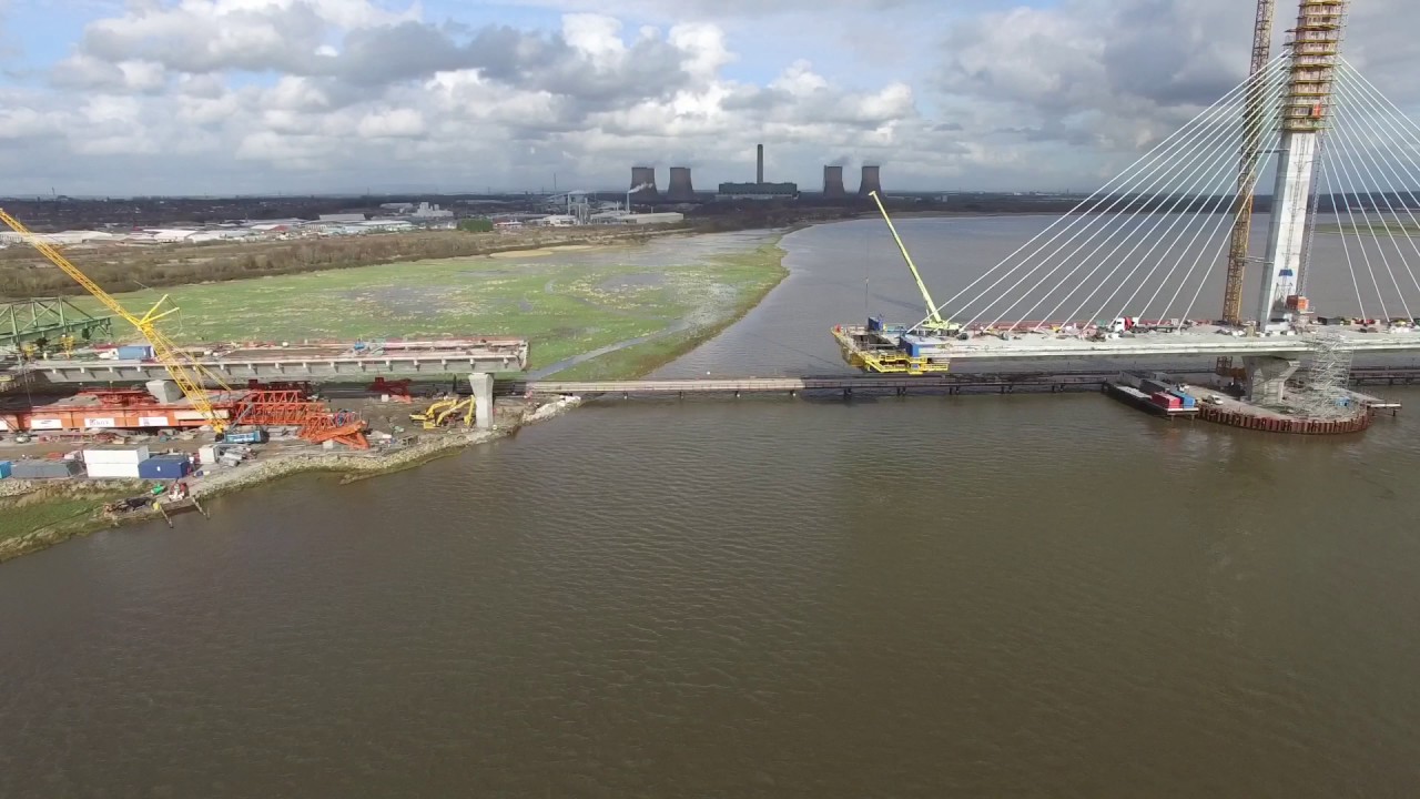 Mersey gateway project 1st march 2017 update gantry number 2 build