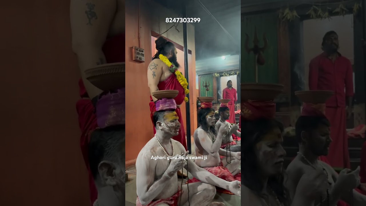 #aghorikali Deeksha 🛕Aghori Kali temple 🛕 Ghatkesar 🚩Hyderabad 🚩Aghori guru Raja swami ji🚩🙏