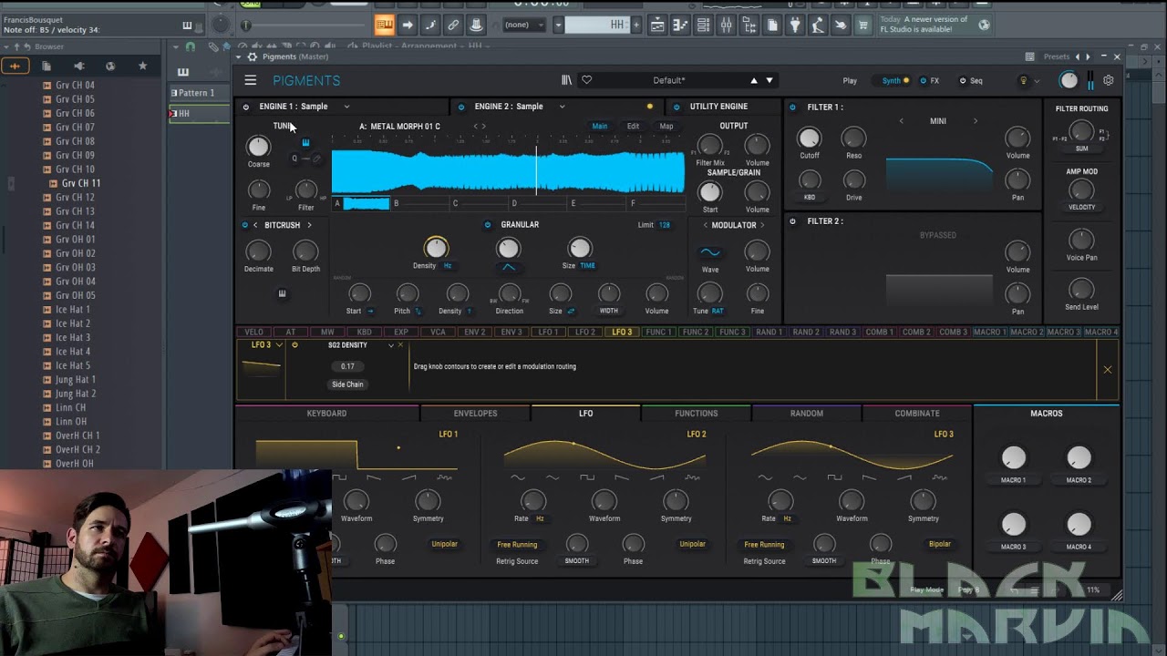 Working On Psytrance Fusion For Pigments Vol.2