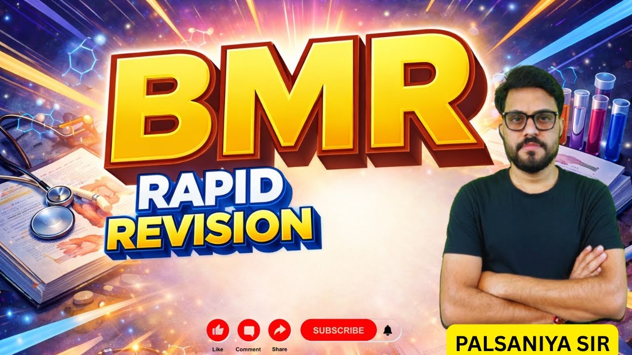 BMR (Basal Metabolic Rate) – Rapid Revision | Physiology for Nursing, NCLEX, AIIMS 