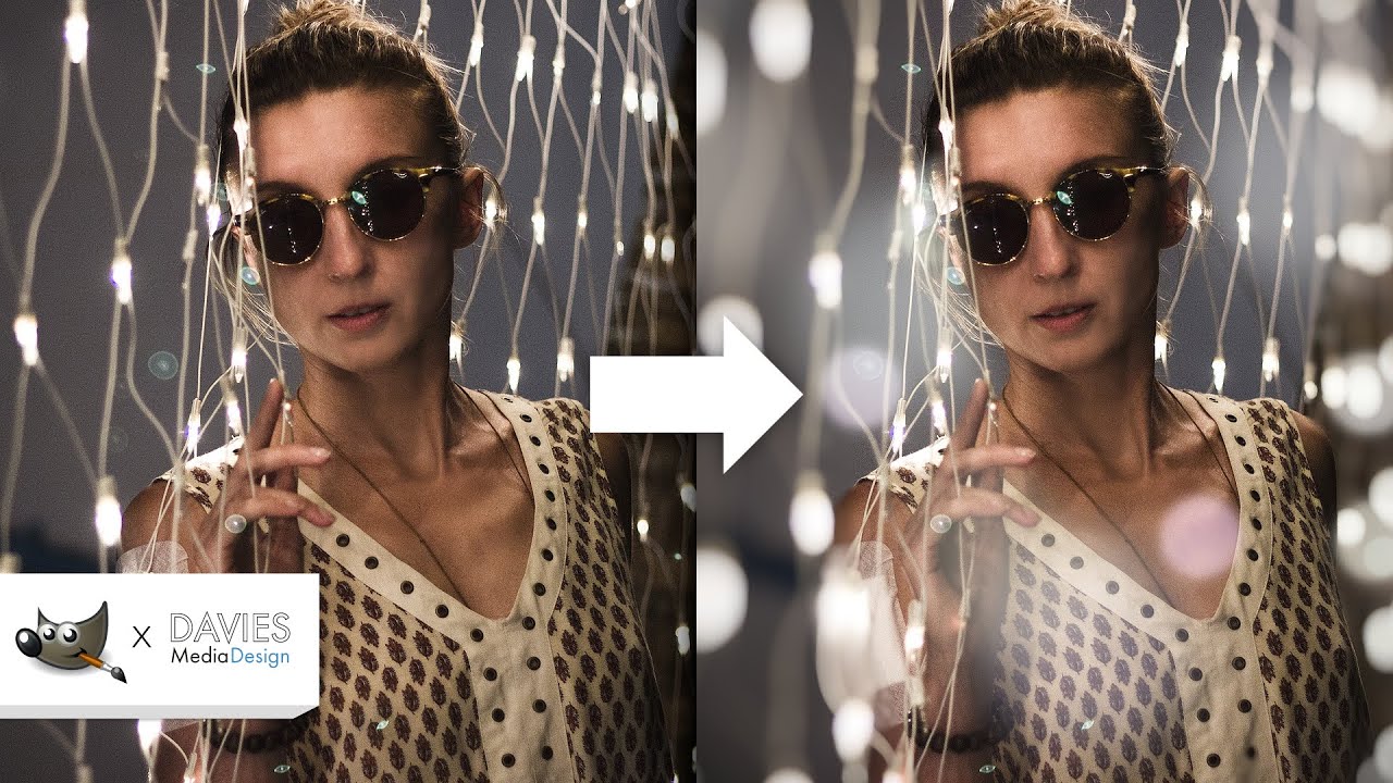 How to Create a Bokeh Effect in GIMP | GIMP Lighting Effects Tutorial
