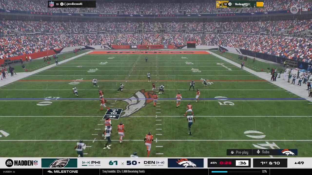 GSSFL Season 5 Week 6 Broncos vs Eagles