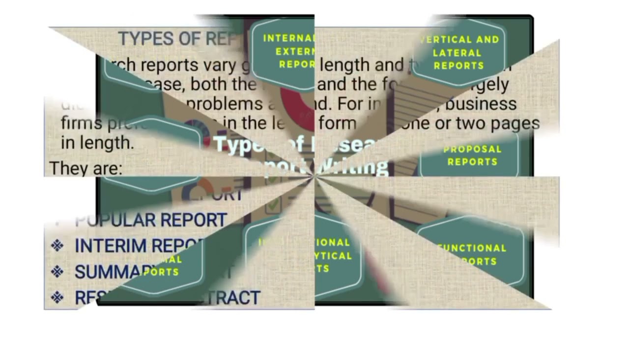 Layout of Research Report