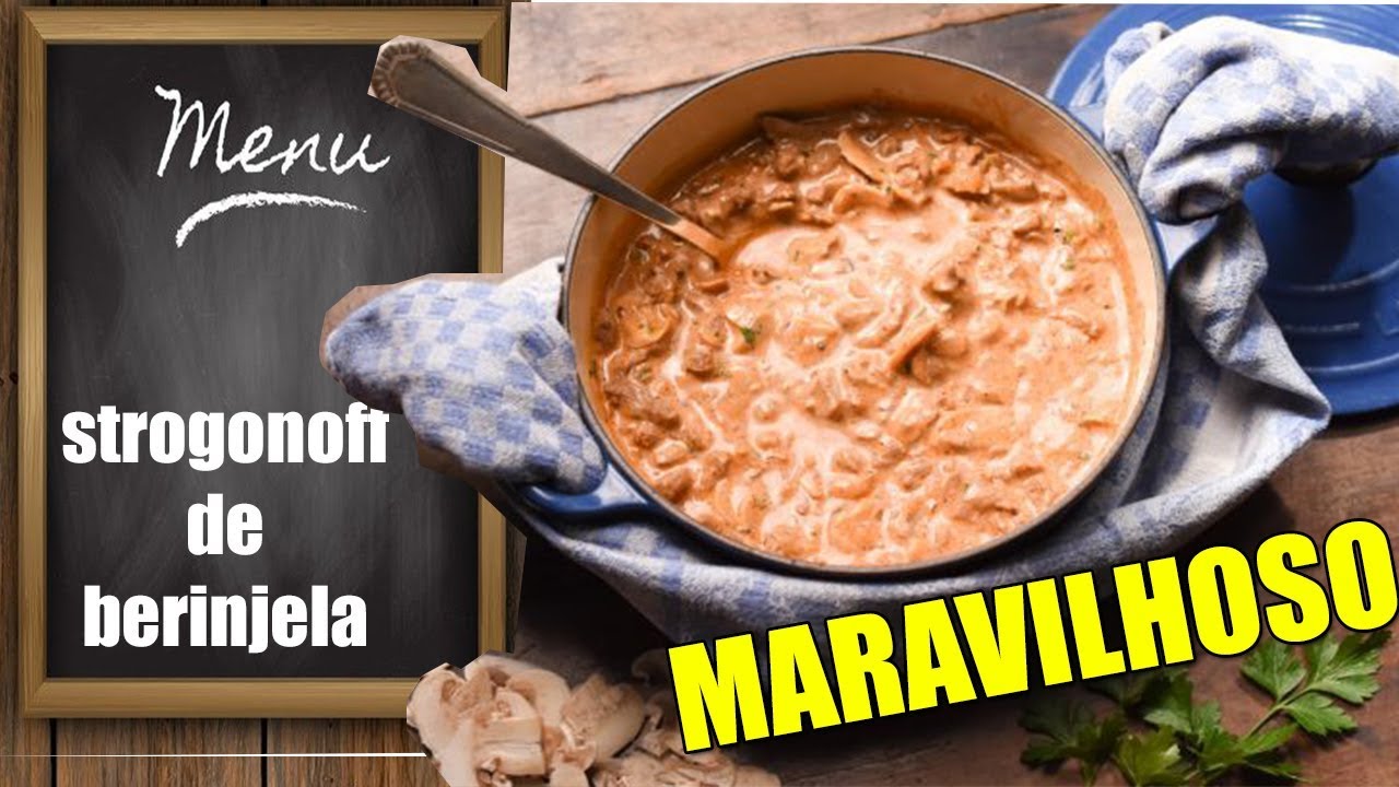 O MELHOR STROGONOFF DE BERINJELA DA SUA VIDA!!