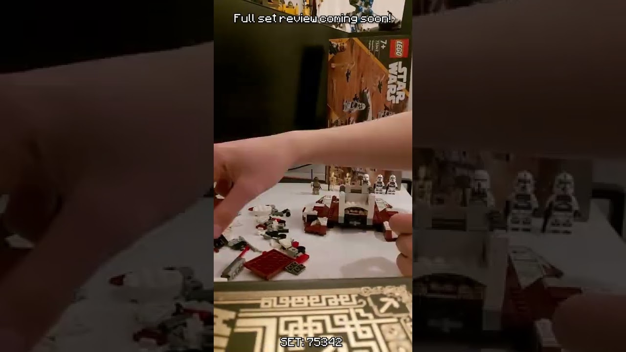 LEGO STARWARS Unboxing & Timelapse - SET 75342 (Republic Fighter Tank)