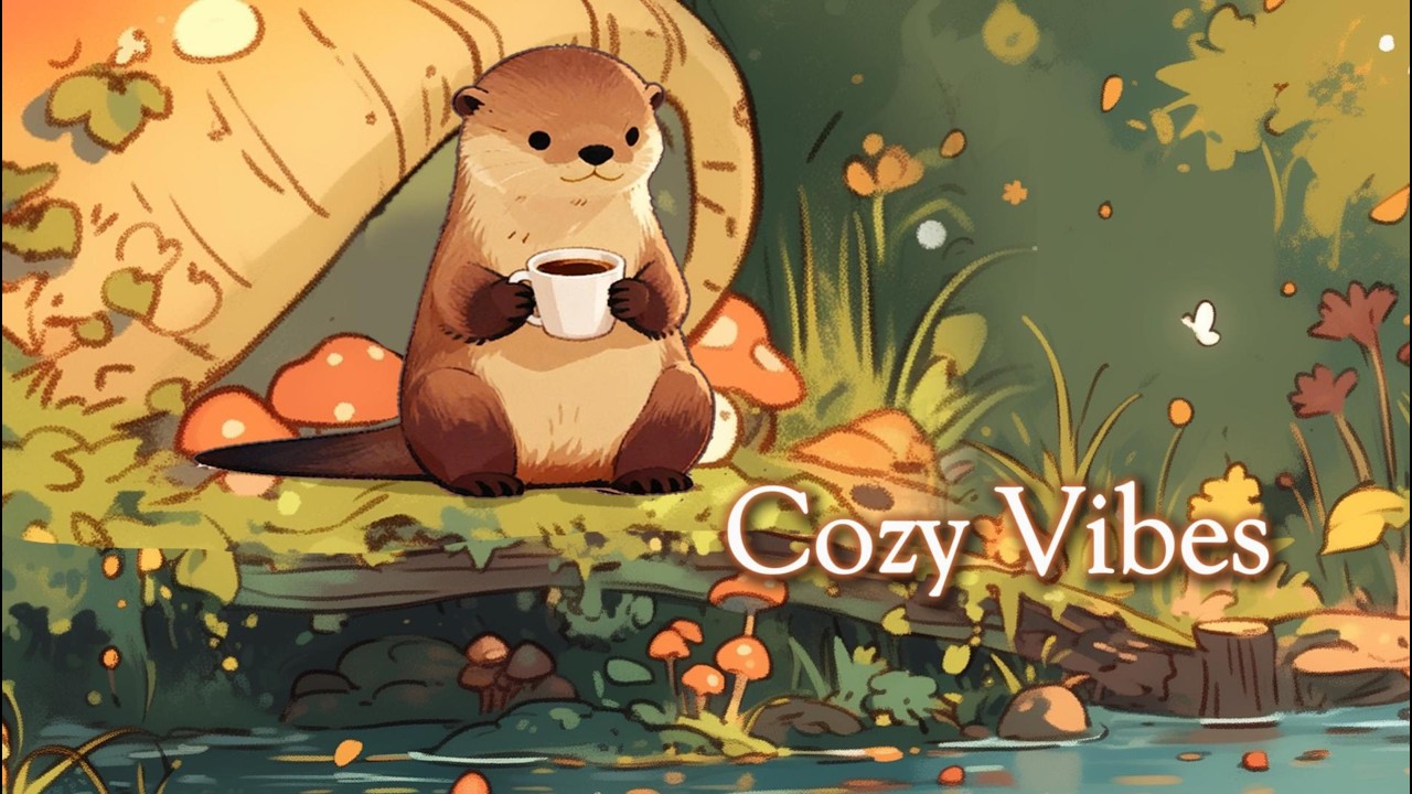 Hi… It’s Me, Waffle ☕🦦 Sitting by the River Today #lofihiphop #chillmusic #coffeemusic #studymusic