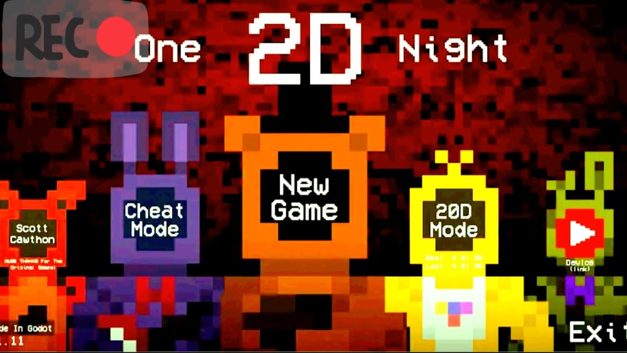 фнаф 2D!