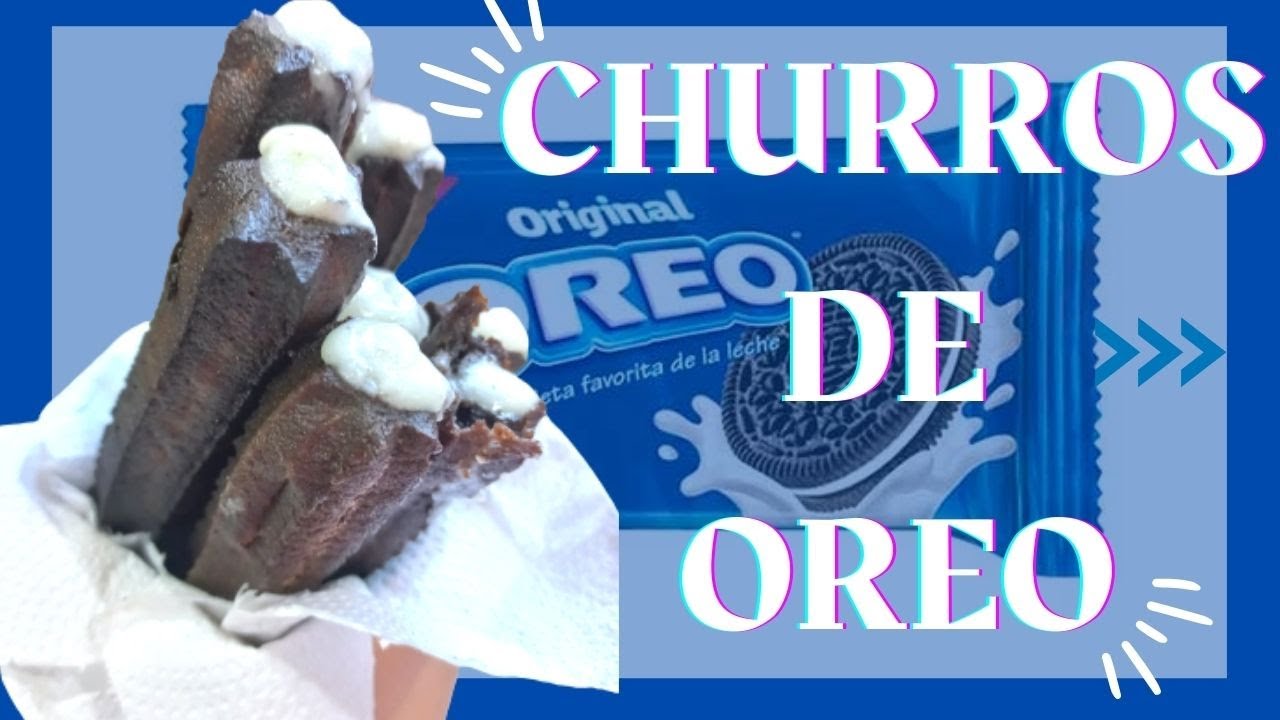 Oreo Churros 🍪 Рецепт Как сделать домашние чуррос oreo очень просто | десерт с печеньем орео