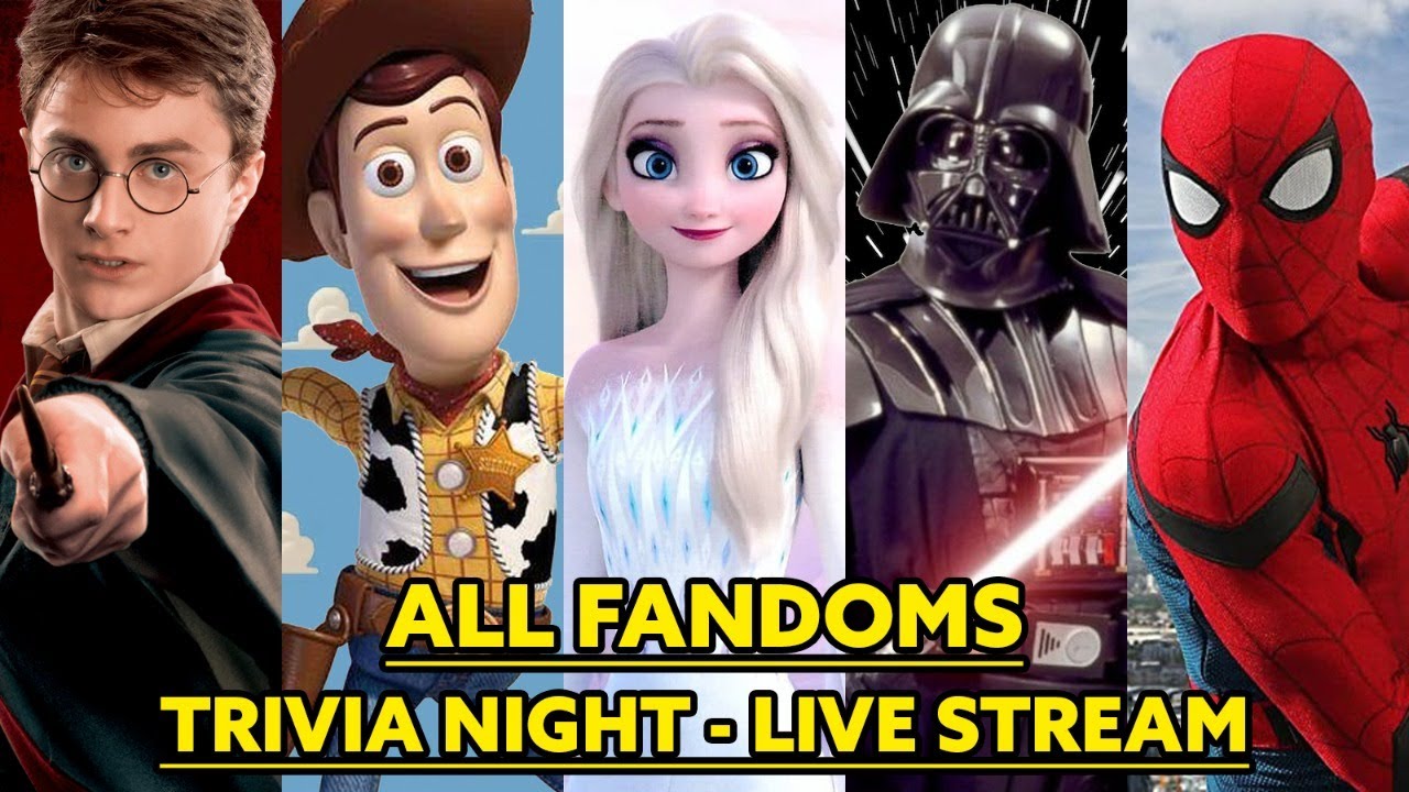 ALL FANDOMS Trivia Night LIVE STREAM!