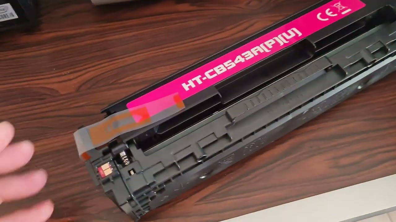 Jak wyjąć, włożyć, wymienić wkłady atramentowe do drukarki HP Color Laserjet CM1312 MFP i inne