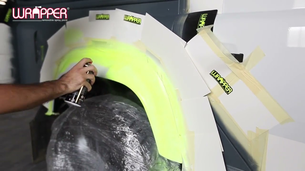 Comment peindre une voiture avec de la peinture pelable ?