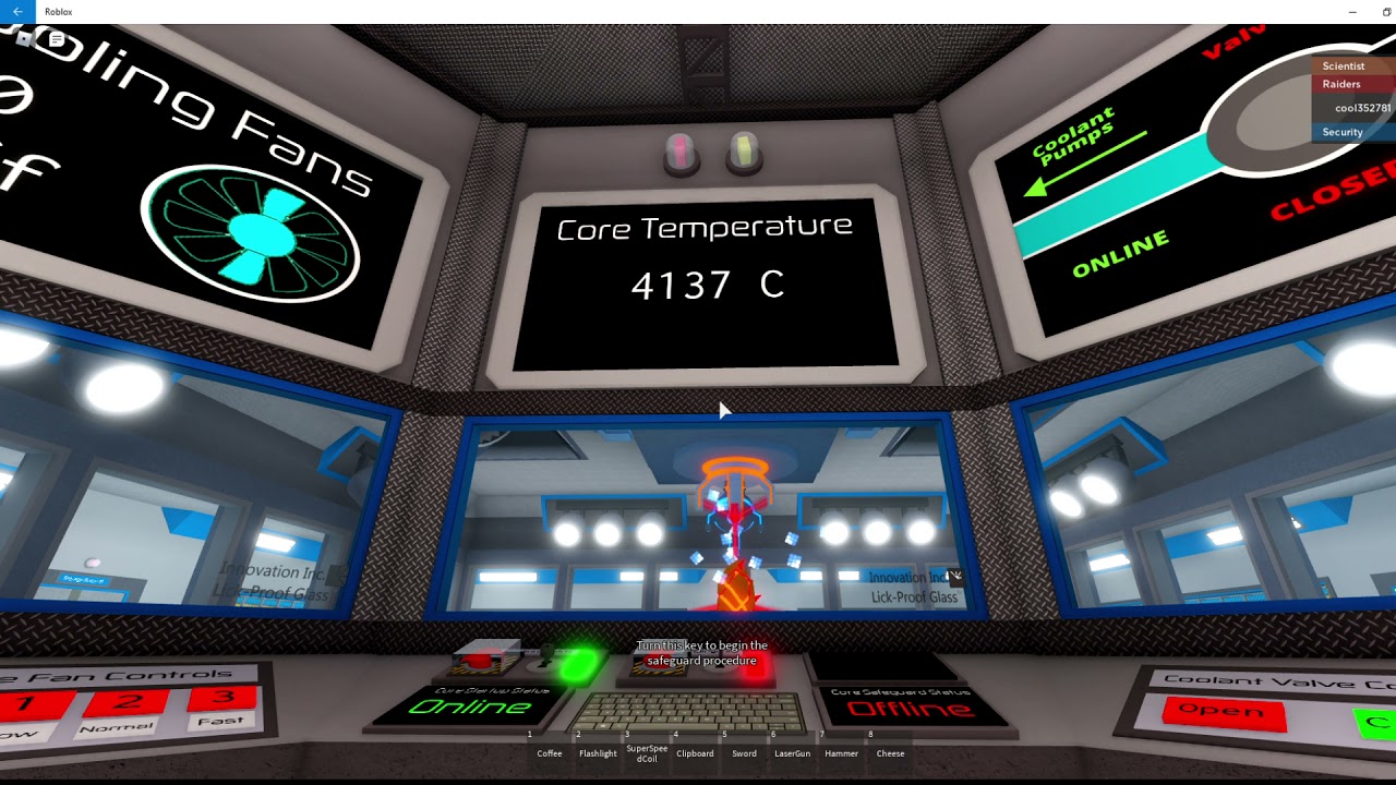 Roblox - Pinewood Thermal Power Plant Startup and Meltdown (this was an april fools joke ok)