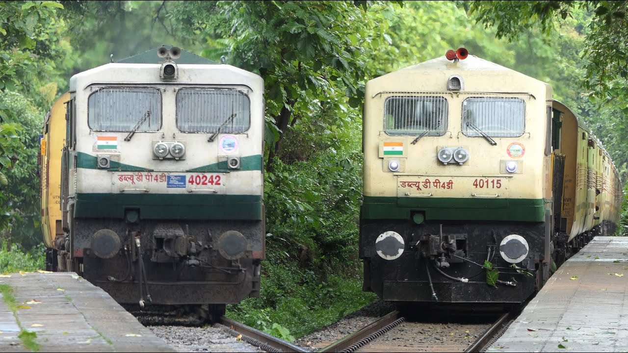 Nilambur Road - Shoranur ALL Trains | Most Beautiful Train Route in India | GOC WDP4D|IndianRailways