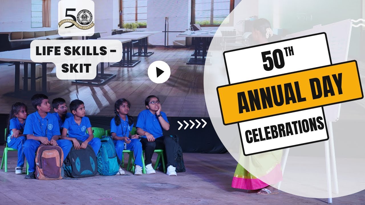 50th Annual day : Guhan Schools | Life Skills Drama: Students Navigate Post-Pandemic Challenges