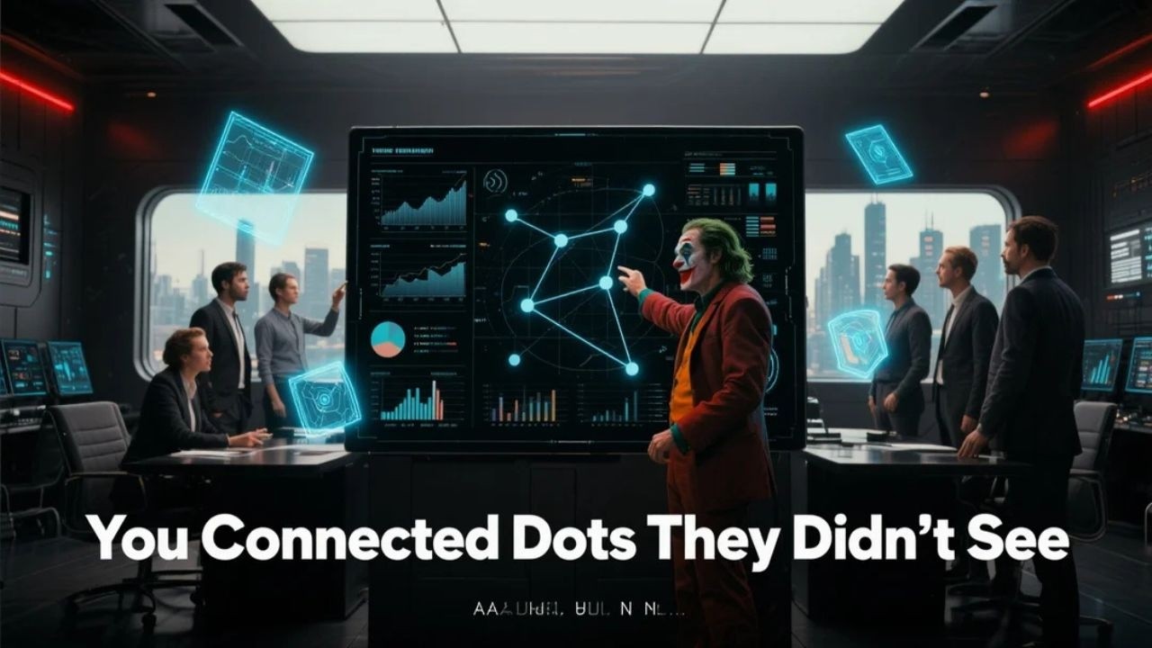 You Connected Dots They Didn’t See 🧠