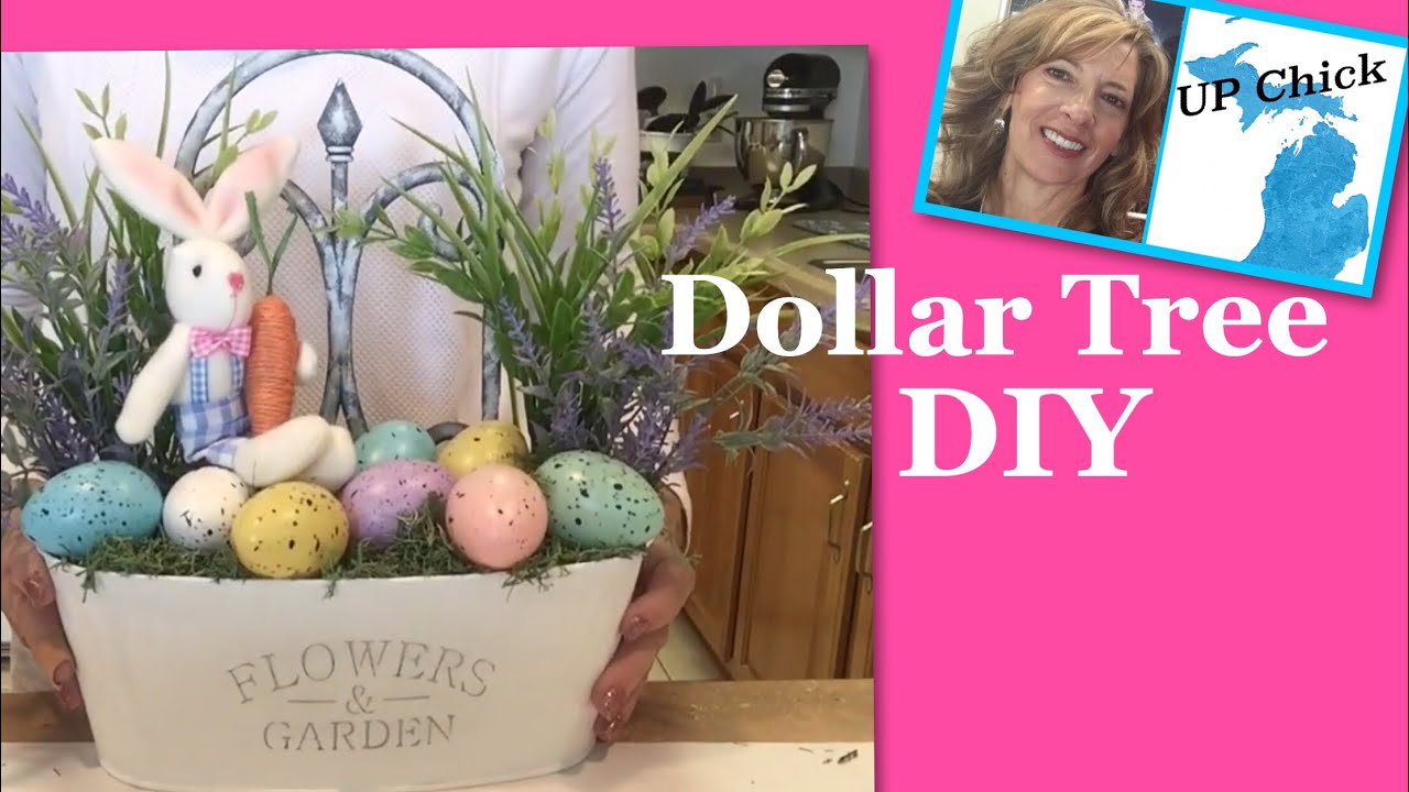 Dollar Tree Farmhouse Easter DIY 2019 🌷