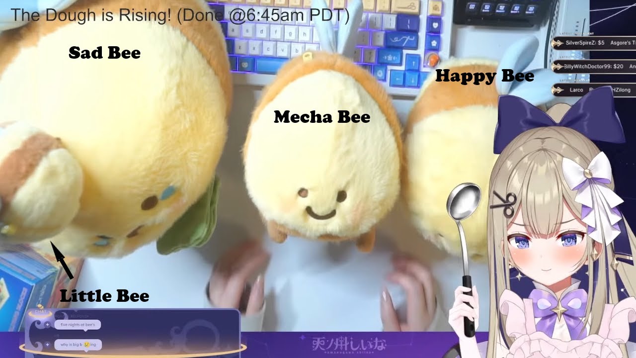 Shiina Introduces her Bee Friends