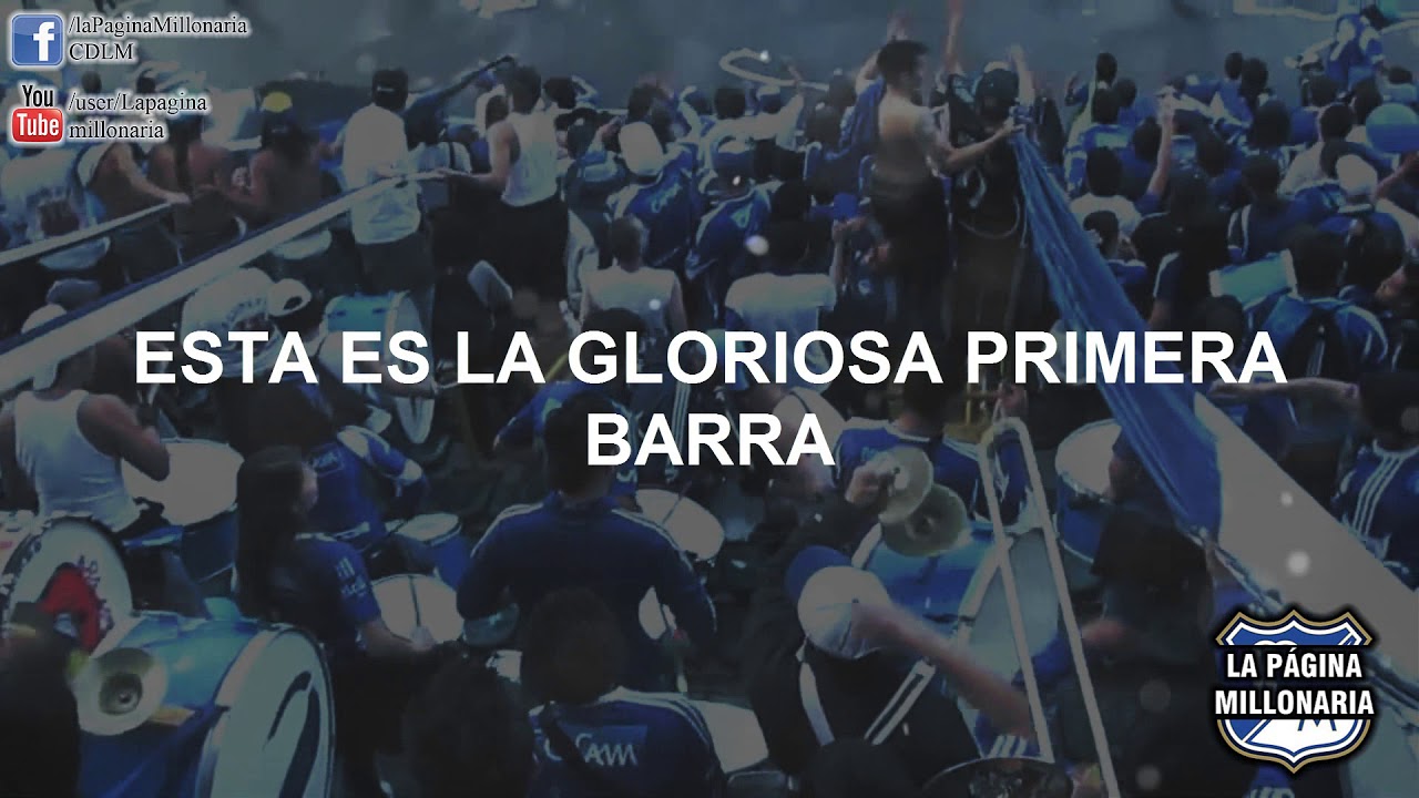 Esta es la gloriosa primera barra (Letra)