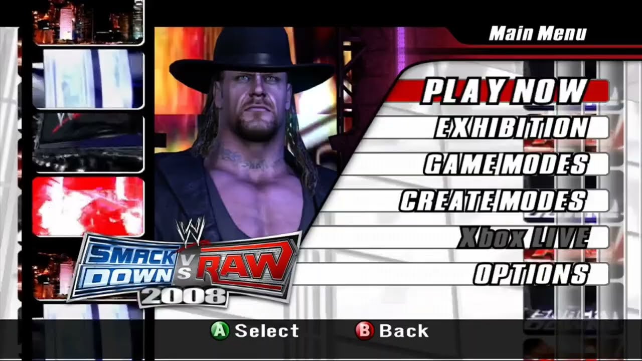 WWE SmackDown! vs. RAW 2008 (Deluxe Edition) - Full Roster! - Xbox 360 (All Unlocked, NPC's)