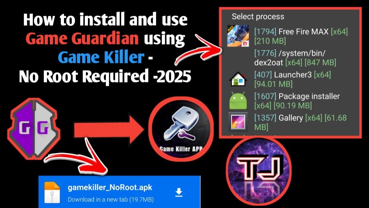 How To Install And Use Gamekiller No Root For Game Guardian For All Android || 2025